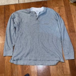 Vintage - Redhead men’s size XL gray and white long sleeve